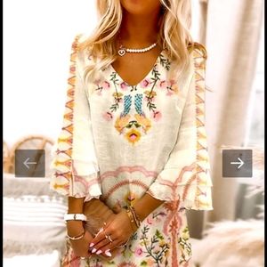 NWT Made with Love Boho Chic Dress